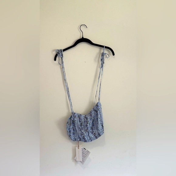 Love Shack Fancy Tops - Love Shack Fancy CottageCore Coquette Crop Top Size L